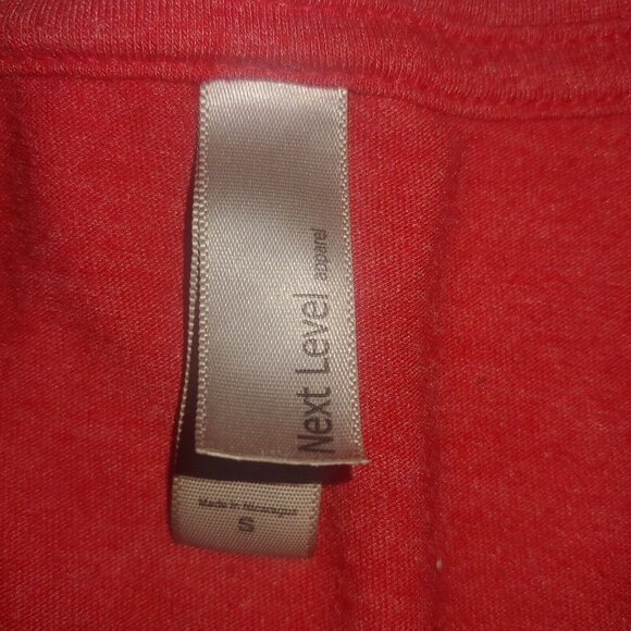 Jackson Hole Still Works Wyoming Womens Small Next Level T Shirt EUC V Neck Red - Picture 5 of 5